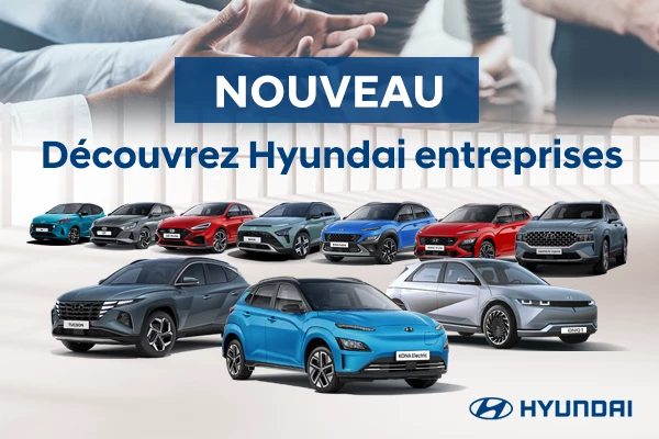 Nouveau ! En 2022, Hyundai Entreprises accentue sa présence sur le web.