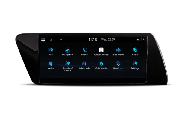 Système de navigation sur écran tactile.