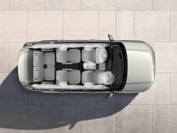 Dix airbags pour une protection de haut niveau.
