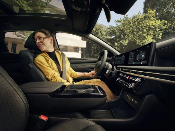 Intérieur de la Tucson Hybrid