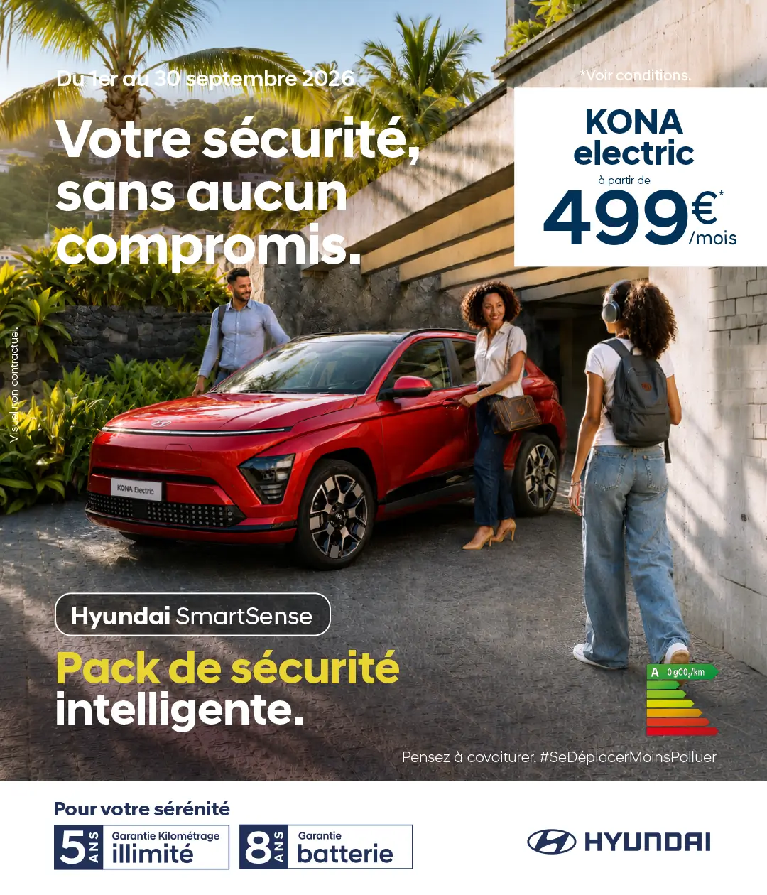 KONA Electric à partir de 499€/mois